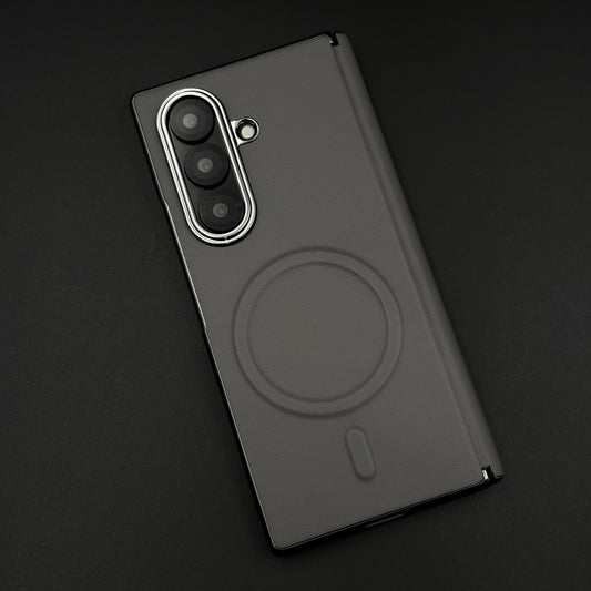 Leather MagSafe Case Hinge Protection for Samsung Galaxy Z Fold 6 | Front Screen Glass