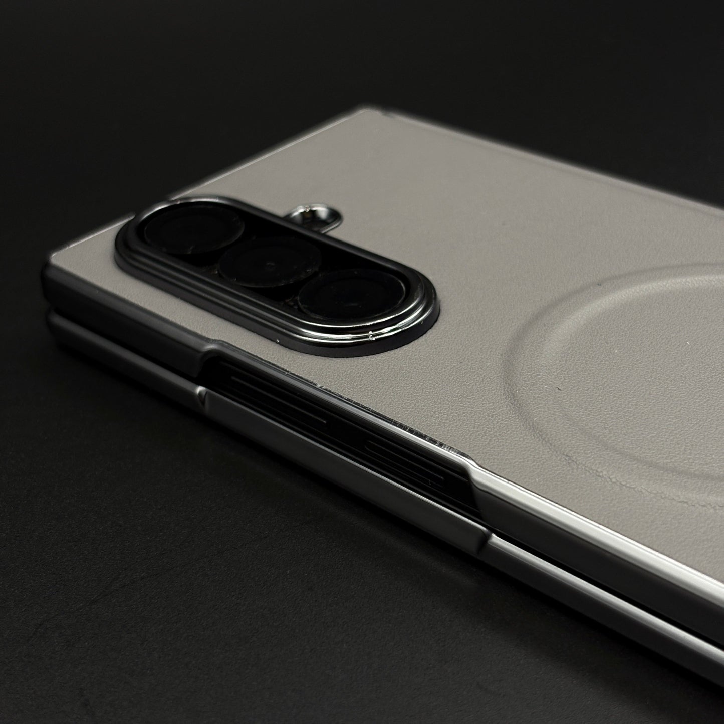 Leather MagSafe Case Hinge Protection for Samsung Galaxy Z Fold 6 | Front Screen Glass