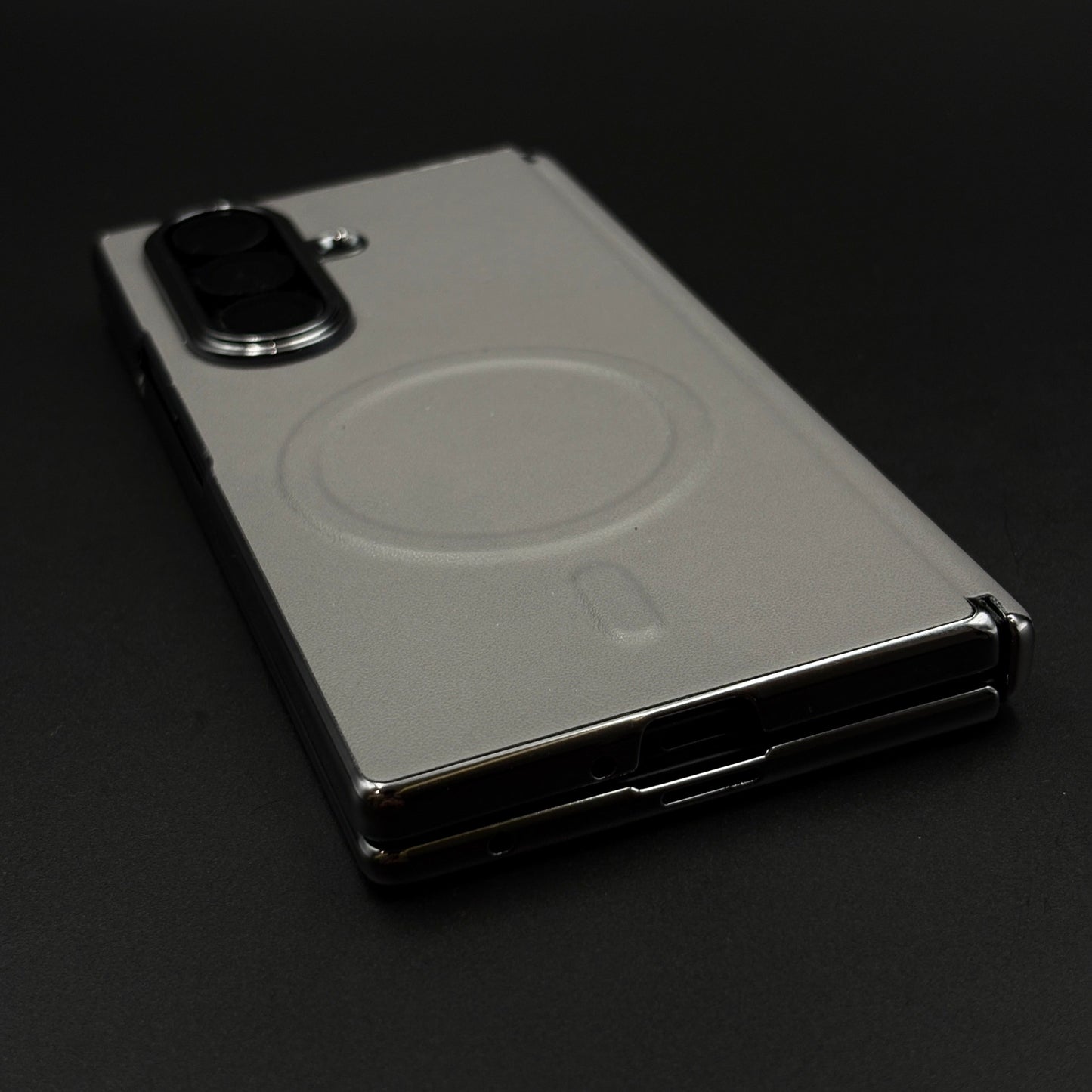 Leather MagSafe Case Hinge Protection for Samsung Galaxy Z Fold 6 | Front Screen Glass