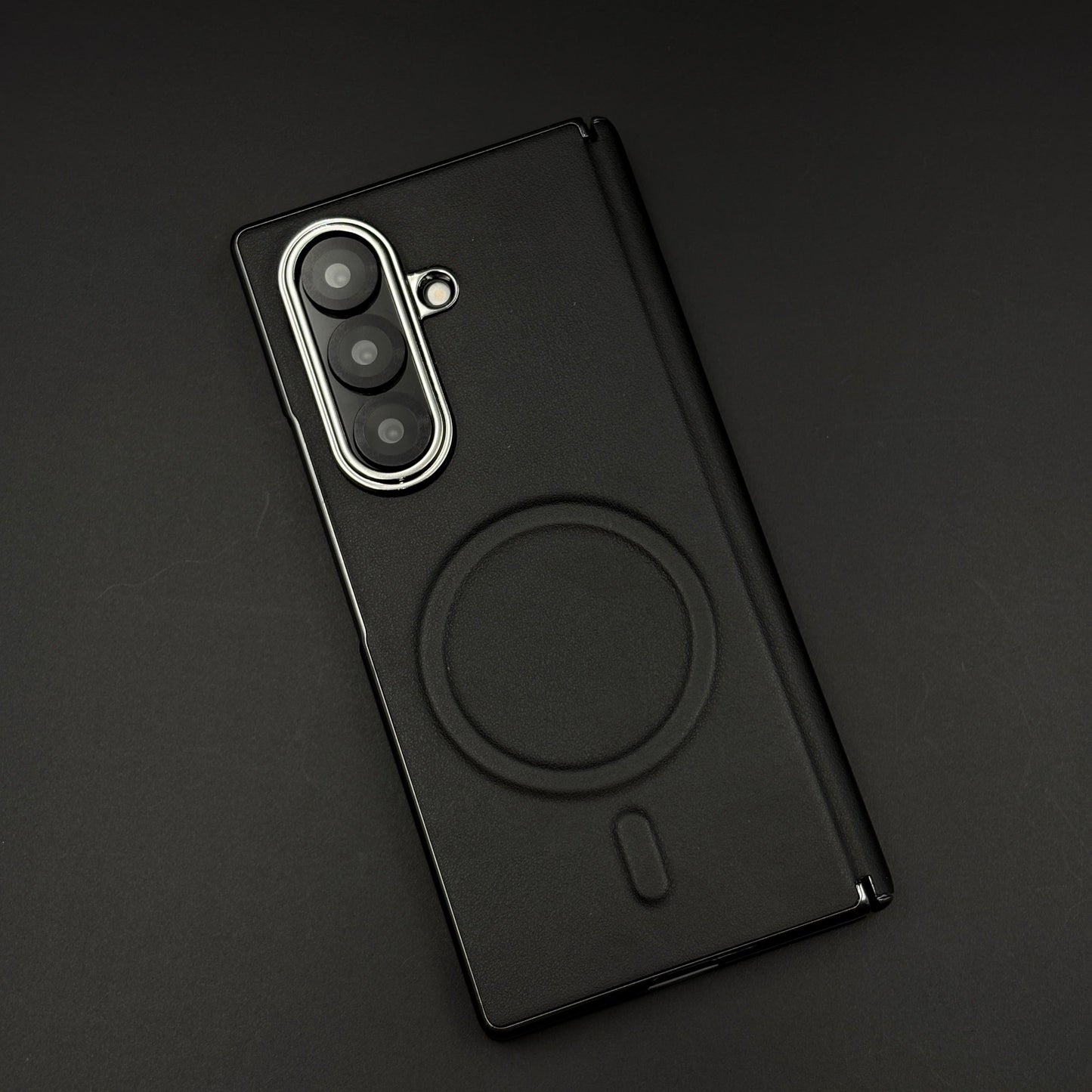 Leather MagSafe Case Hinge Protection for Samsung Galaxy Z Fold 6 | Front Screen Glass