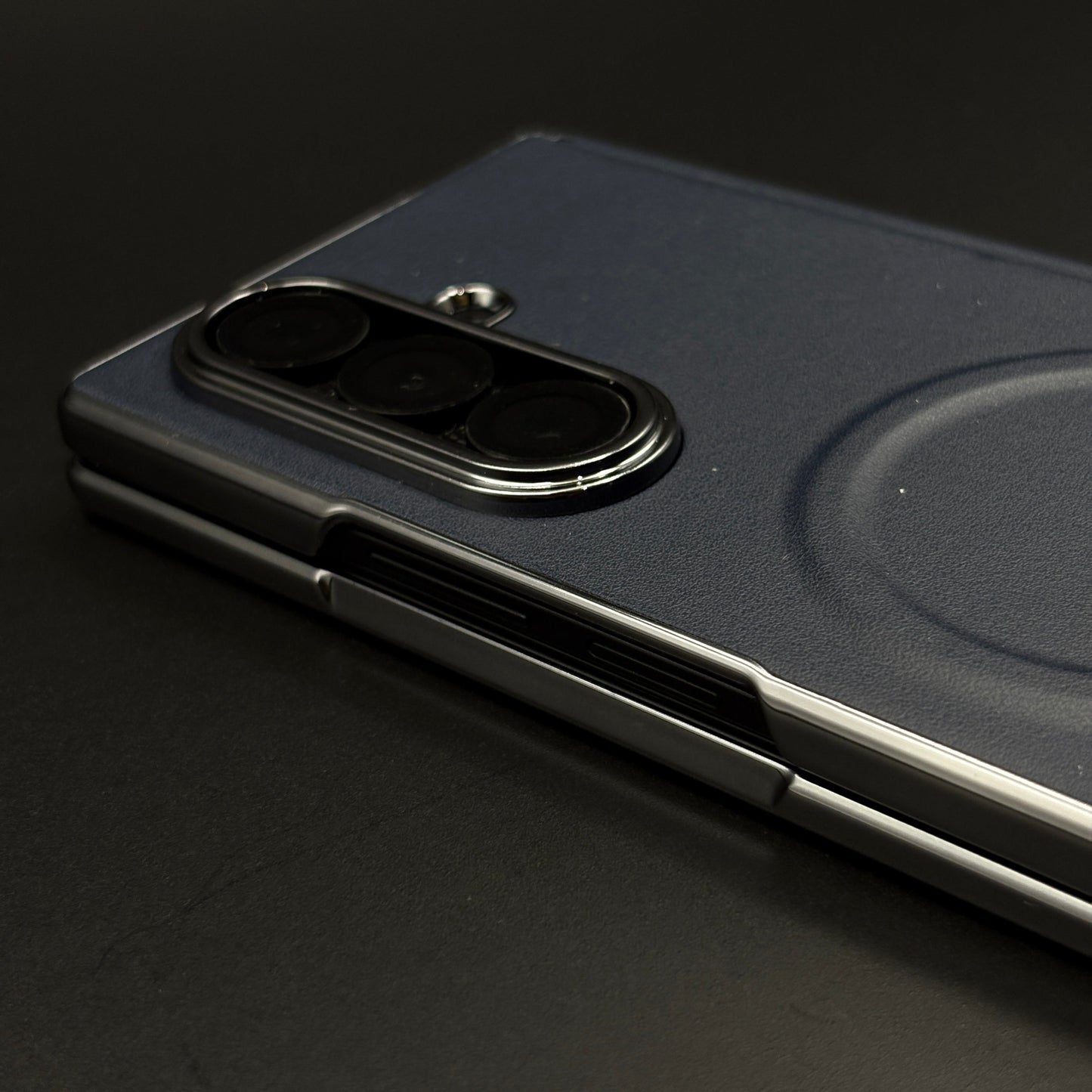 Leather MagSafe Case Hinge Protection for Samsung Galaxy Z Fold 6 | Front Screen Glass