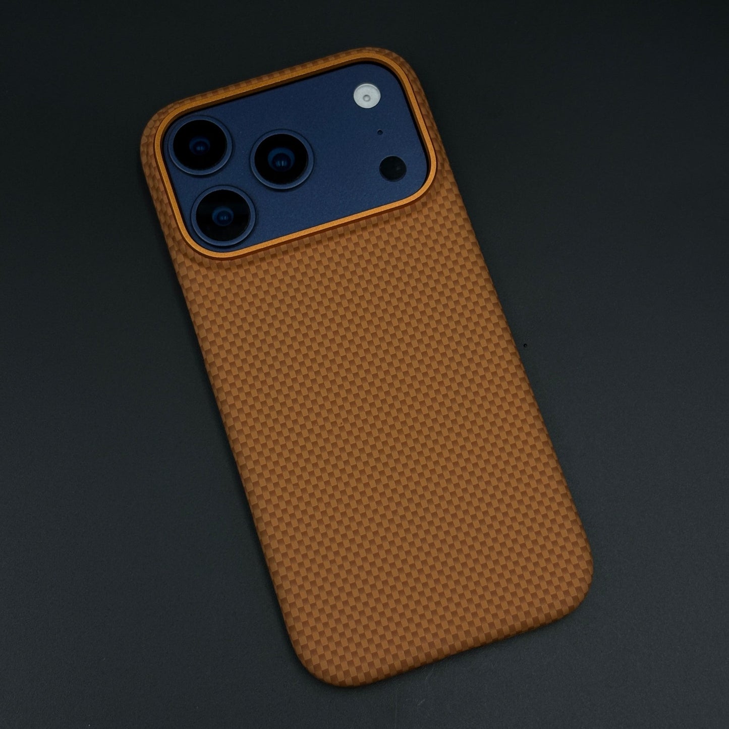 Carbon Fibre Texture Feel Hidden MagSafe Mobile Case Cover for iPhone 17 Series