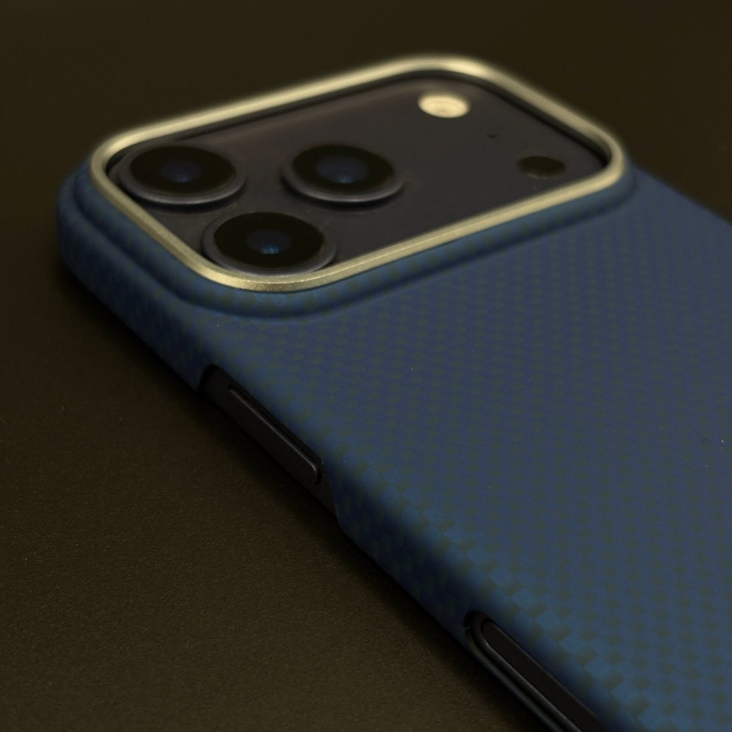 Stealth Carbon Fiber Feel Hidden MagSafe Case for iPhone Series