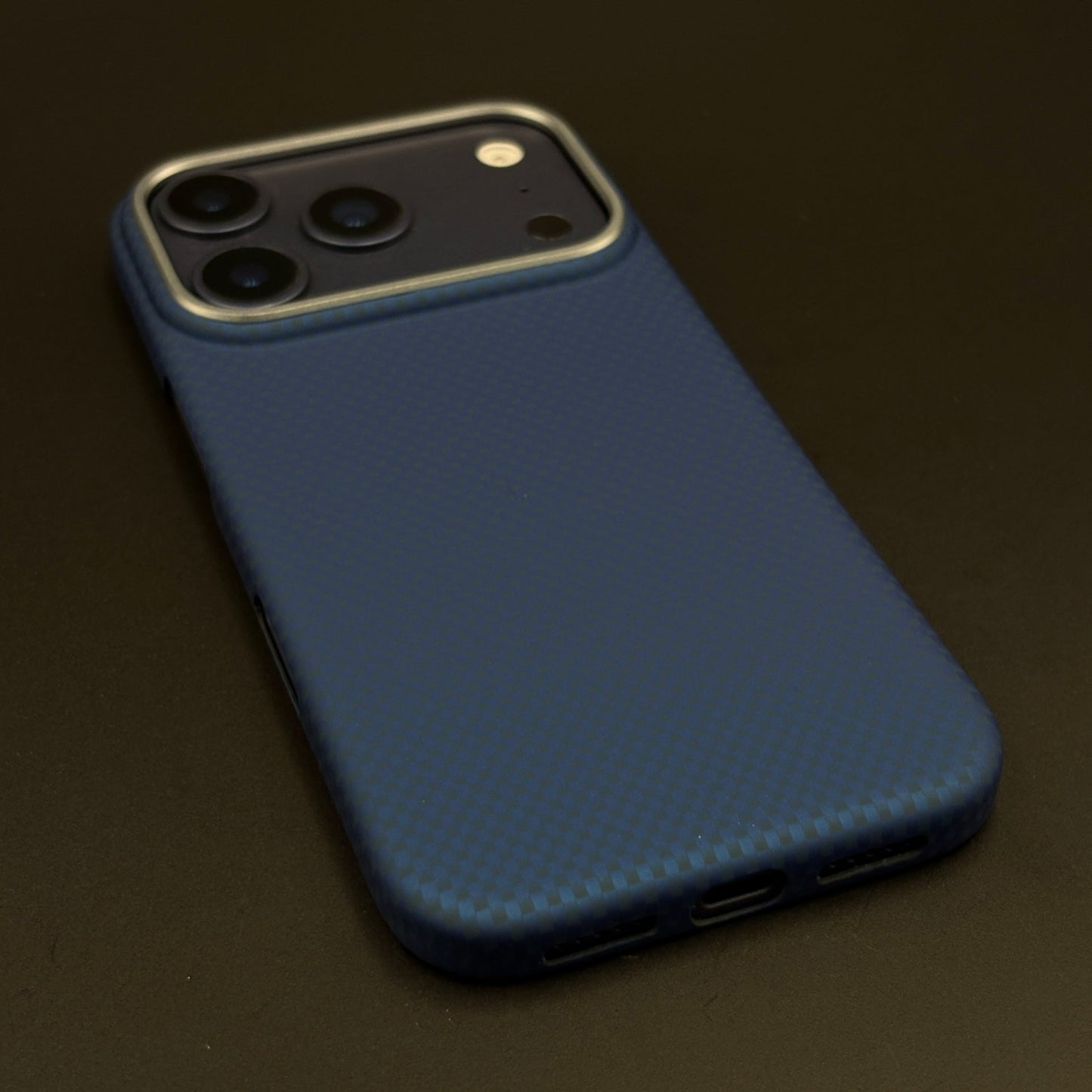 Stealth Carbon Fiber Feel Hidden MagSafe Case for iPhone Series