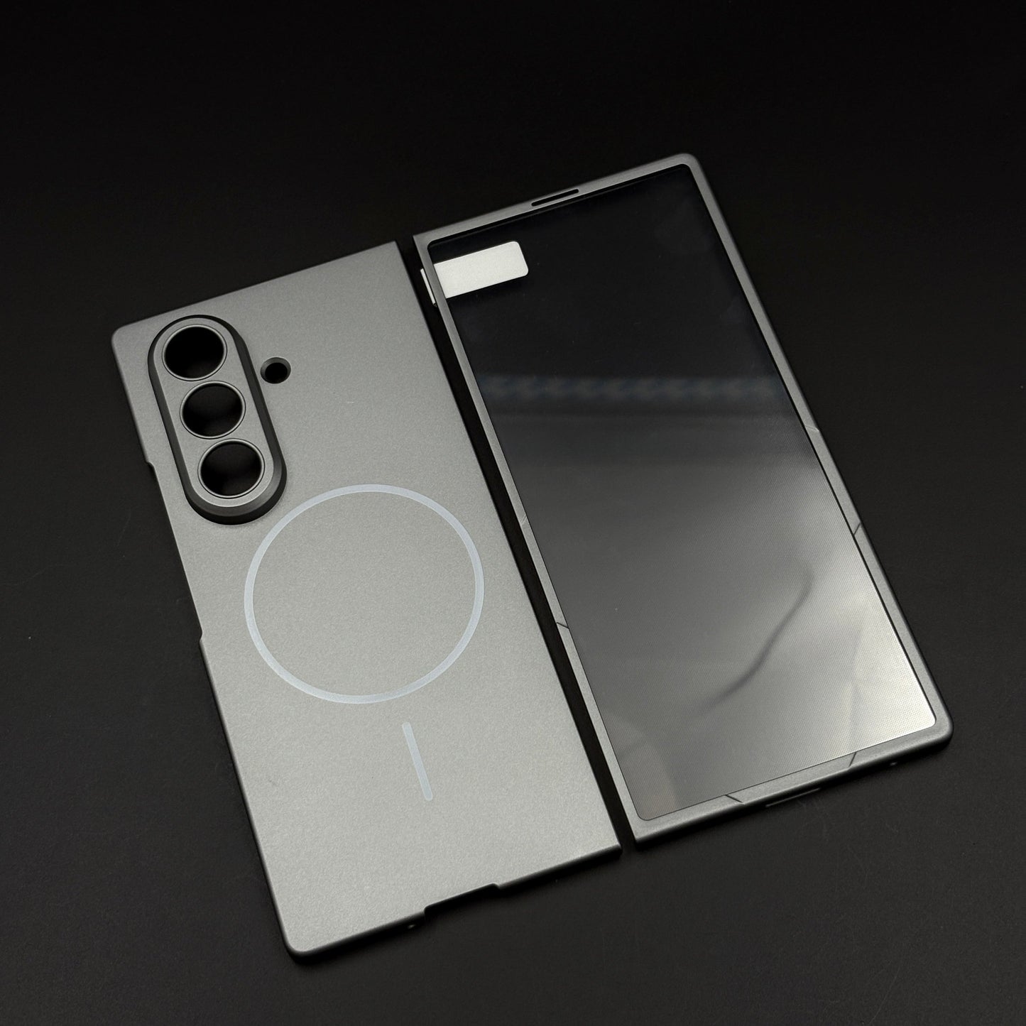 Matte MagSafe Case with Screen Protector for Samsung Galaxy Z Fold 6 | Ultra-Thin Dual Layer | Magnetic Wireless Charging