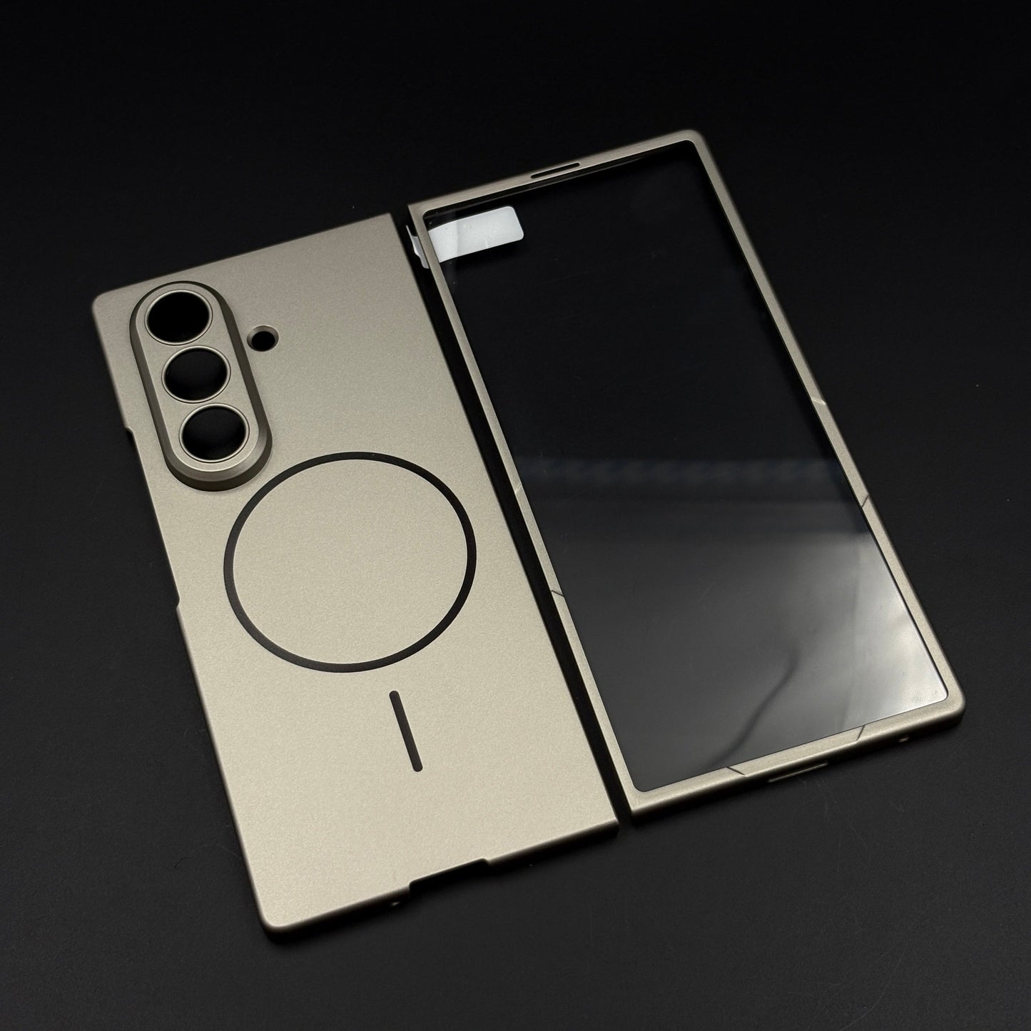 Matte MagSafe Case with Screen Protector for Samsung Galaxy Z Fold 6 | Ultra-Thin Dual Layer | Magnetic Wireless Charging