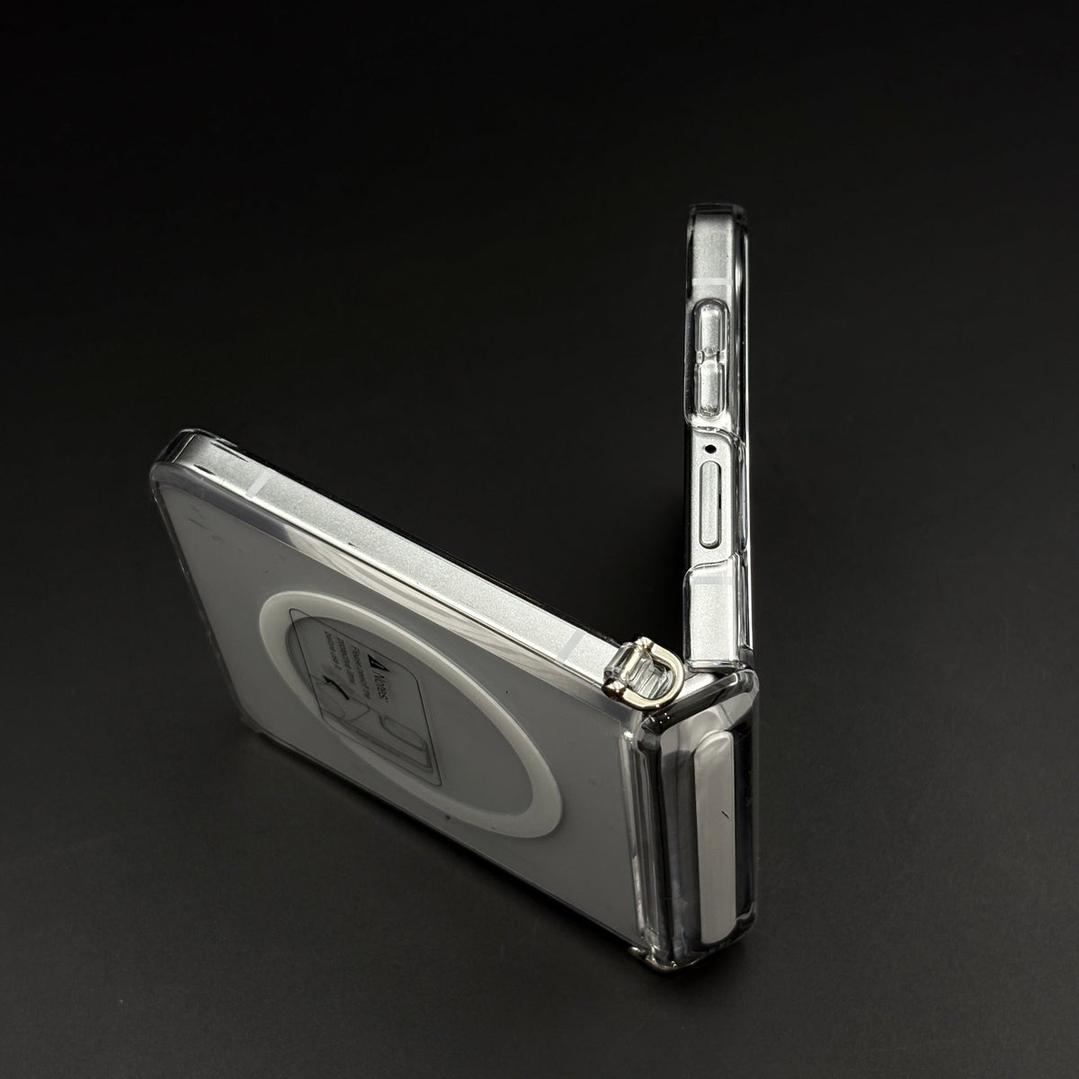 Ultra-Slim MagSafe Clear Case for Samsung Z Flip 7 | Non-Yellow | Hinge Protection