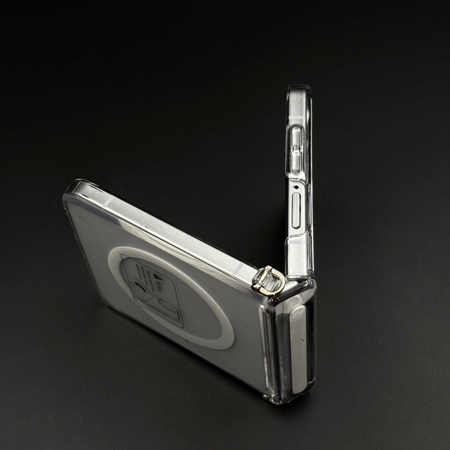 Ultra-Slim MagSafe Clear Case for Samsung Z Flip 7 | Non-Yellow | Hinge Protection