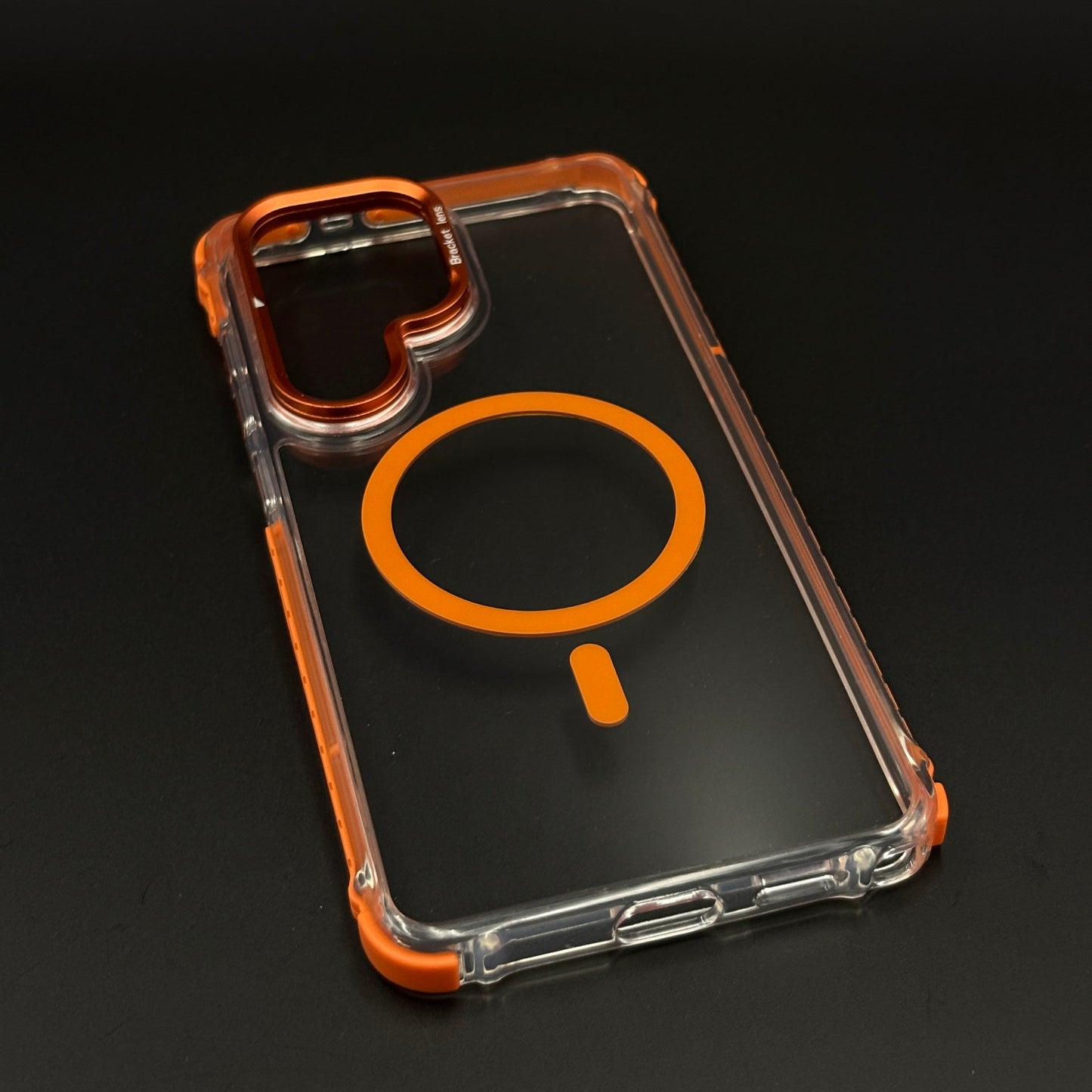 Crystal Clear Non-Yellowing Flip Camera Lens Cover MagSafe Mobile Case Cover for Samsung Galaxy S26 Ultra