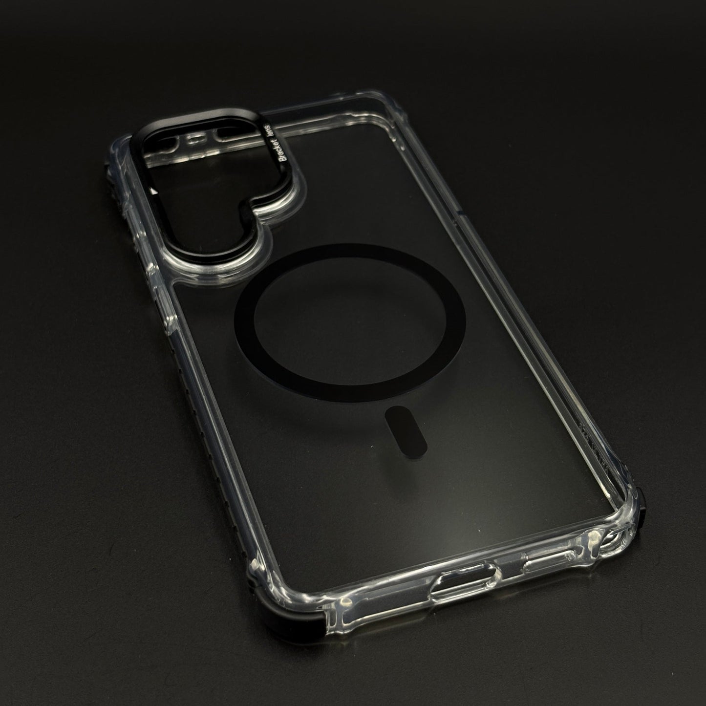 Crystal Clear Non-Yellowing Flip Camera Lens Cover MagSafe Mobile Case Cover for Samsung Galaxy S26 Ultra