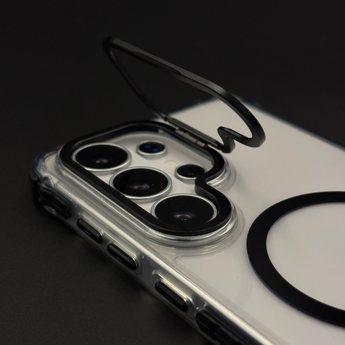 Crystal Clear Non-Yellowing Flip Camera Lens Cover MagSafe Mobile Case Cover for Samsung Galaxy S26 Ultra
