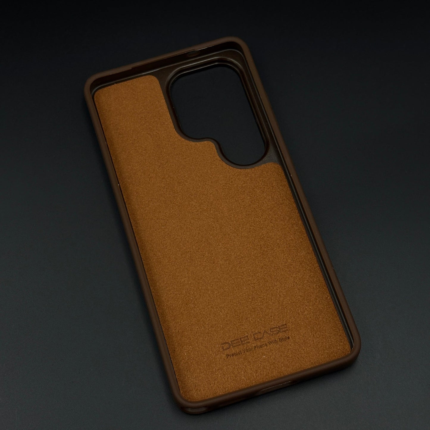 Diagonal Stitch Leather Microfiber Inner Mobile Case Cover for Samsung Galaxy S26 Ultra