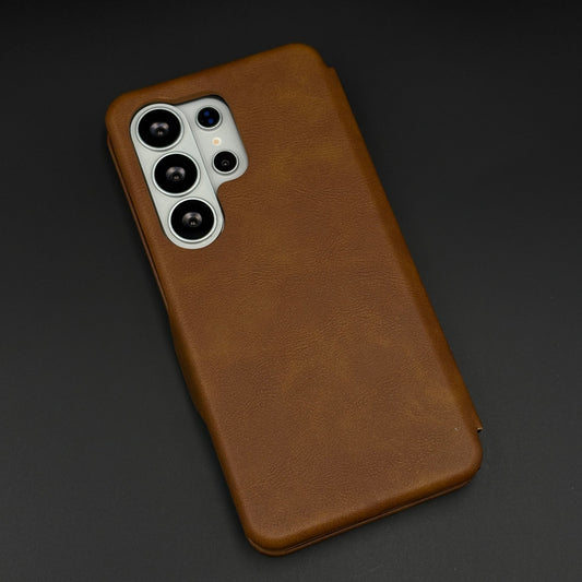 Flip Leather Case with Card Holder Slot for Samsung Galaxy S26 Ultra