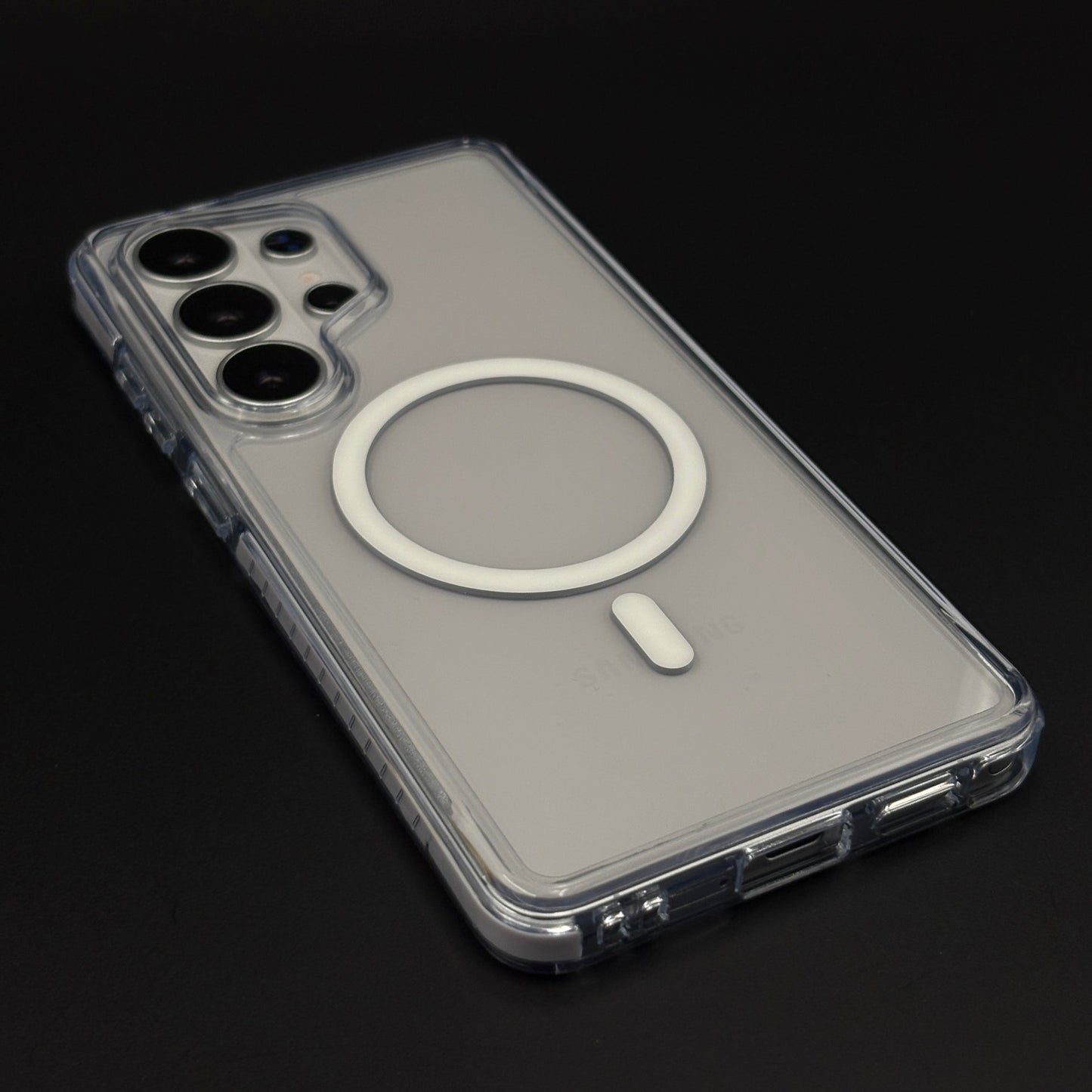 Crystal Clear Anti-Yellow MagSafe Mobile Case Cover for Samsung Galaxy S26 Ultra