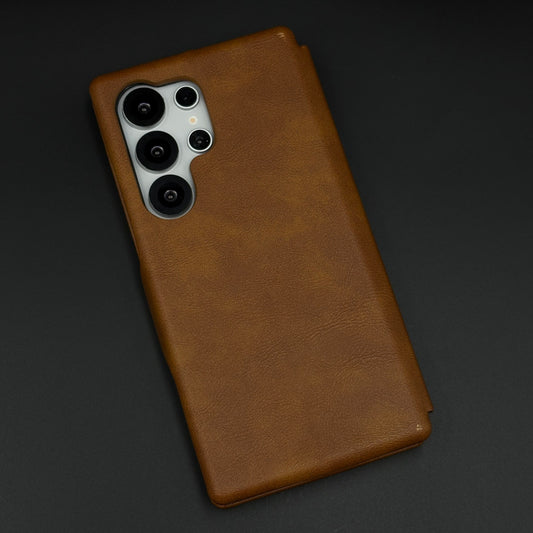 Flip Leather Case with Cardholder & Kickstand for Samsung Galaxy S25 Ultra