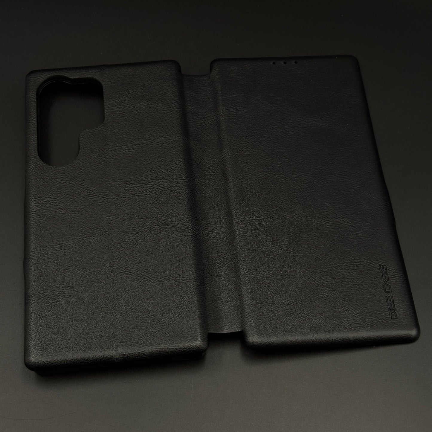 Flip Leather Case with Cardholder & Kickstand for Samsung Galaxy S25 Ultra