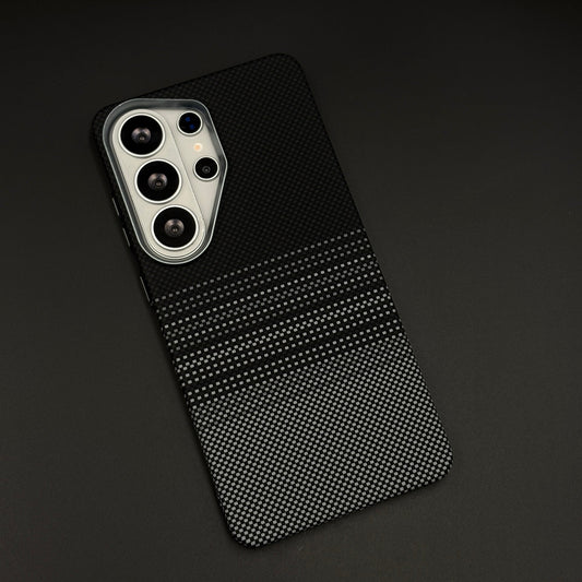 Shadow Fade Carbon Fibre Hidden MagSafe Mobile Case Cover for Samsung Galaxy S26 Ultra