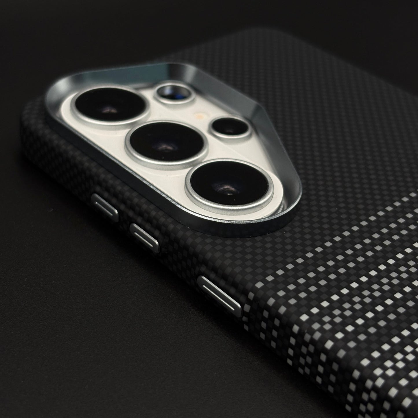 Shadow Fade Carbon Fibre Hidden MagSafe Mobile Case Cover for Samsung Galaxy S26 Ultra