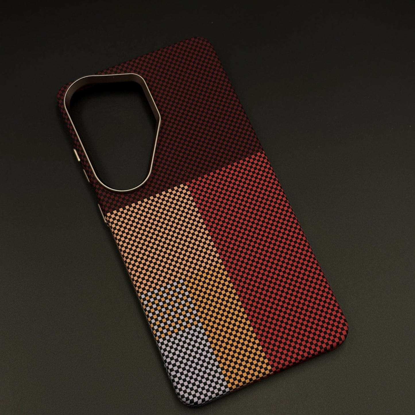 Sunset Quad Carbon Fibre Hidden MagSafe Mobile Case Cover for Samsung Galaxy S26 Ultra