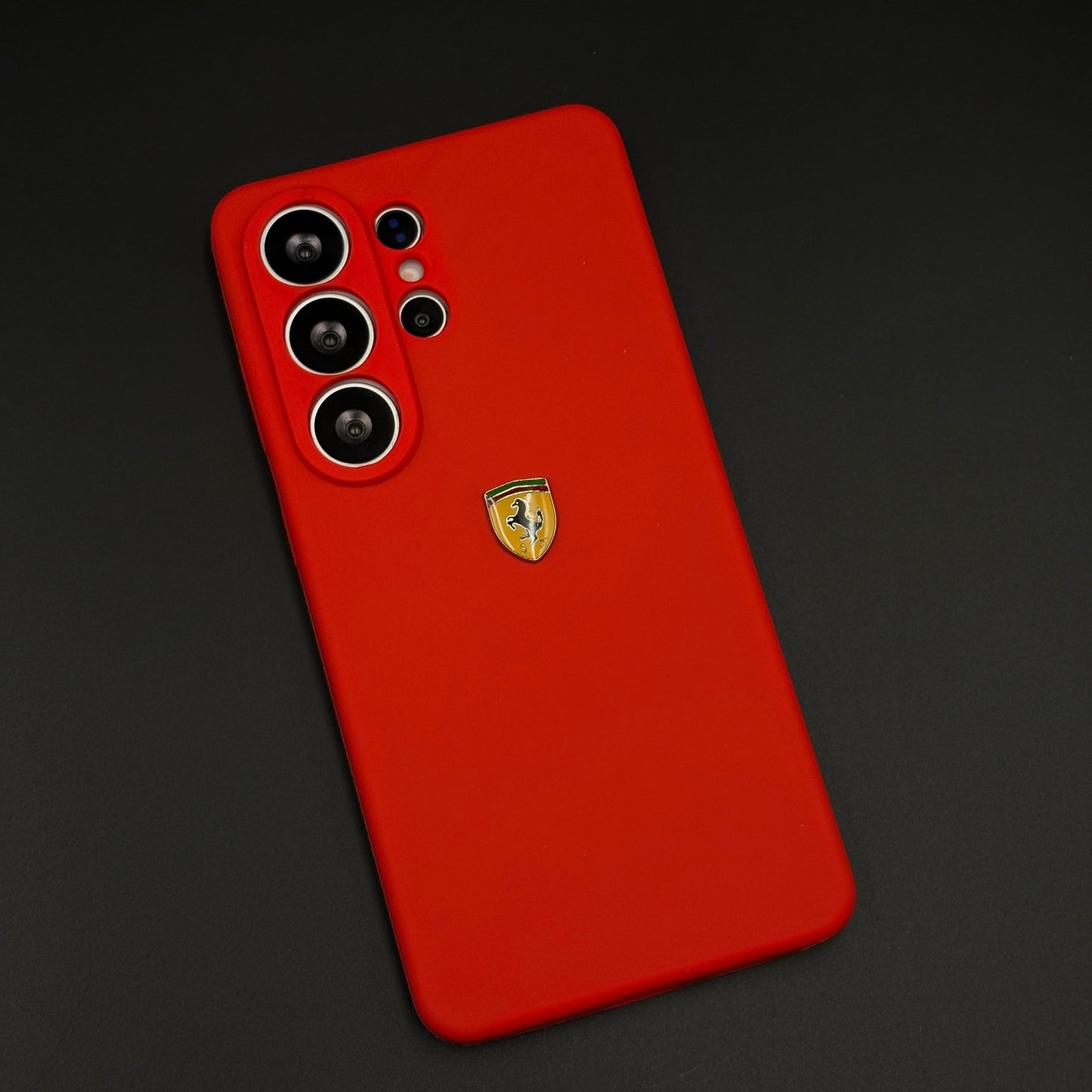 FR Prancing Horse Sport Edition Smooth Feel Liquid Silicone Case for Samsung Galaxy S26 Ultra