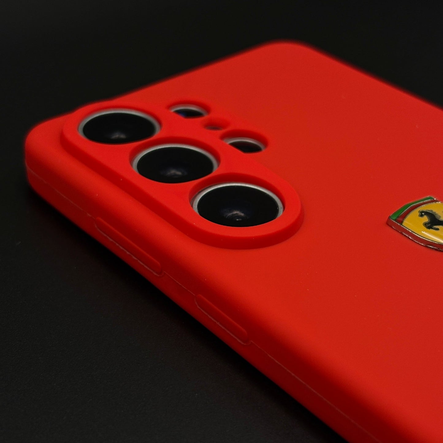 FR Prancing Horse Sport Edition Smooth Feel Liquid Silicone Case for Samsung Galaxy S26 Ultra
