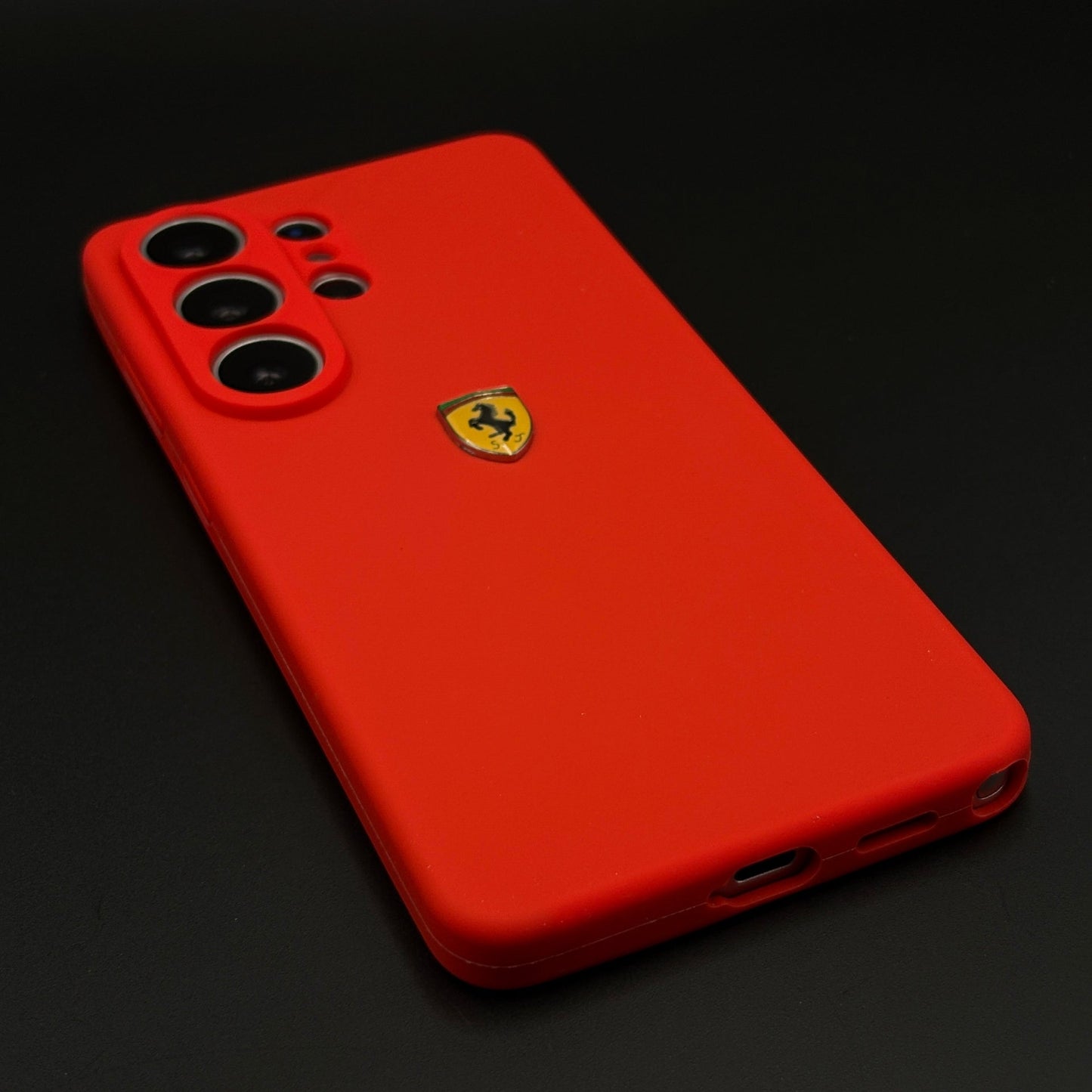 FR Prancing Horse Sport Edition Smooth Feel Liquid Silicone Case for Samsung Galaxy S26 Ultra