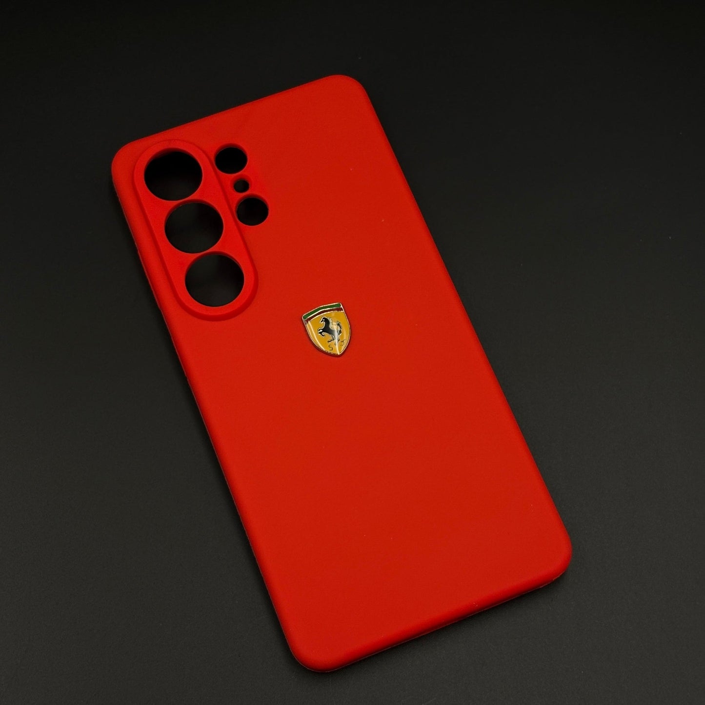 FR Prancing Horse Sport Edition Smooth Feel Liquid Silicone Case for Samsung Galaxy S26 Ultra