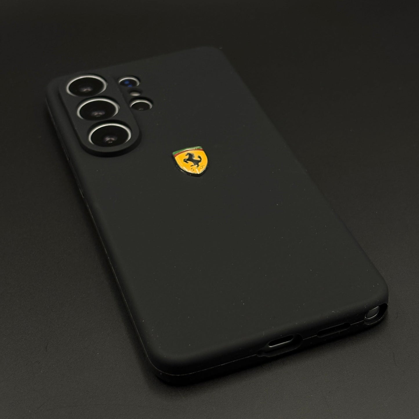 FR Prancing Horse Sport Edition Smooth Feel Liquid Silicone Case for Samsung Galaxy S26 Ultra