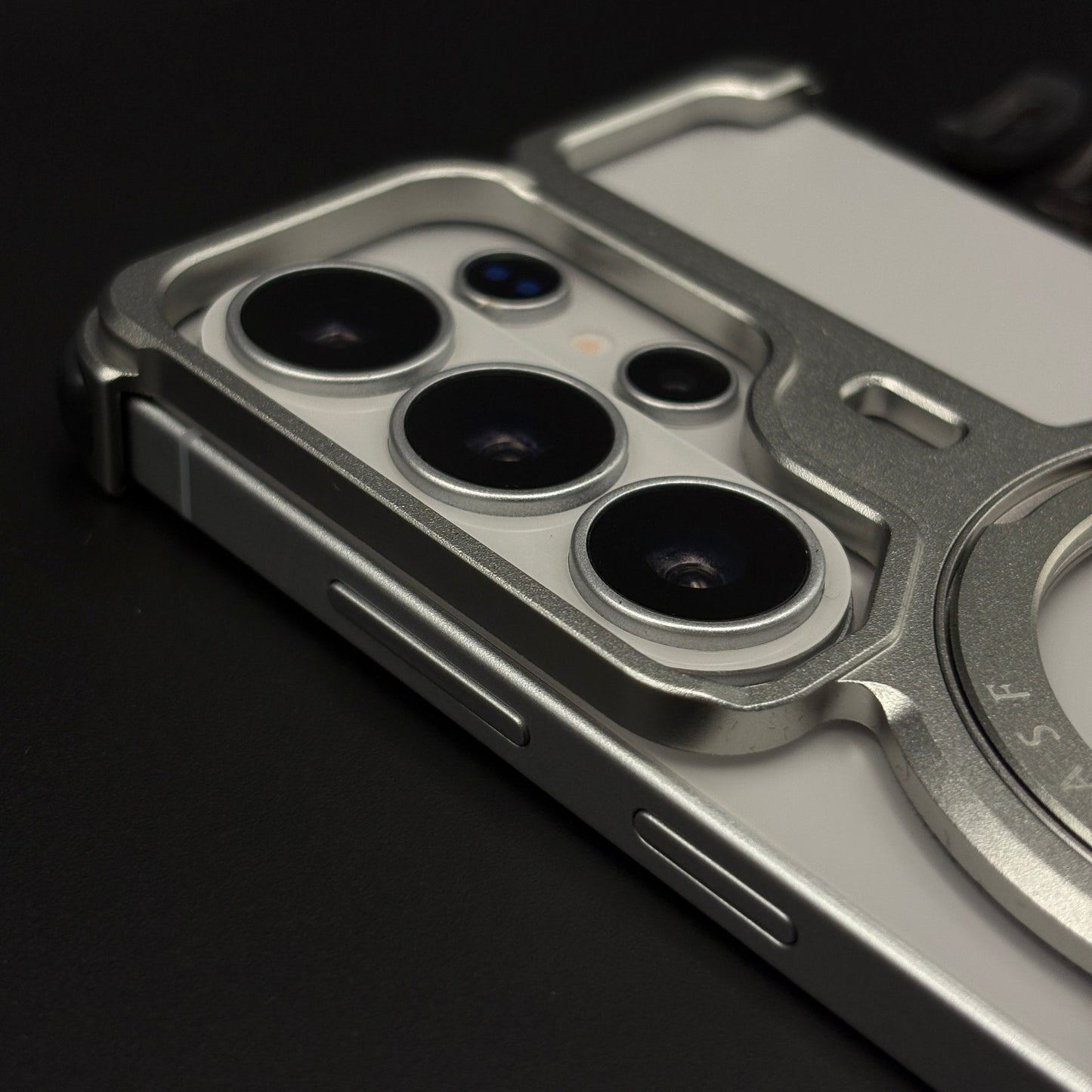 Frameless Metal MagSafe Ring Stand Mobile Case Cover for Samsung Galaxy S26 Ultra