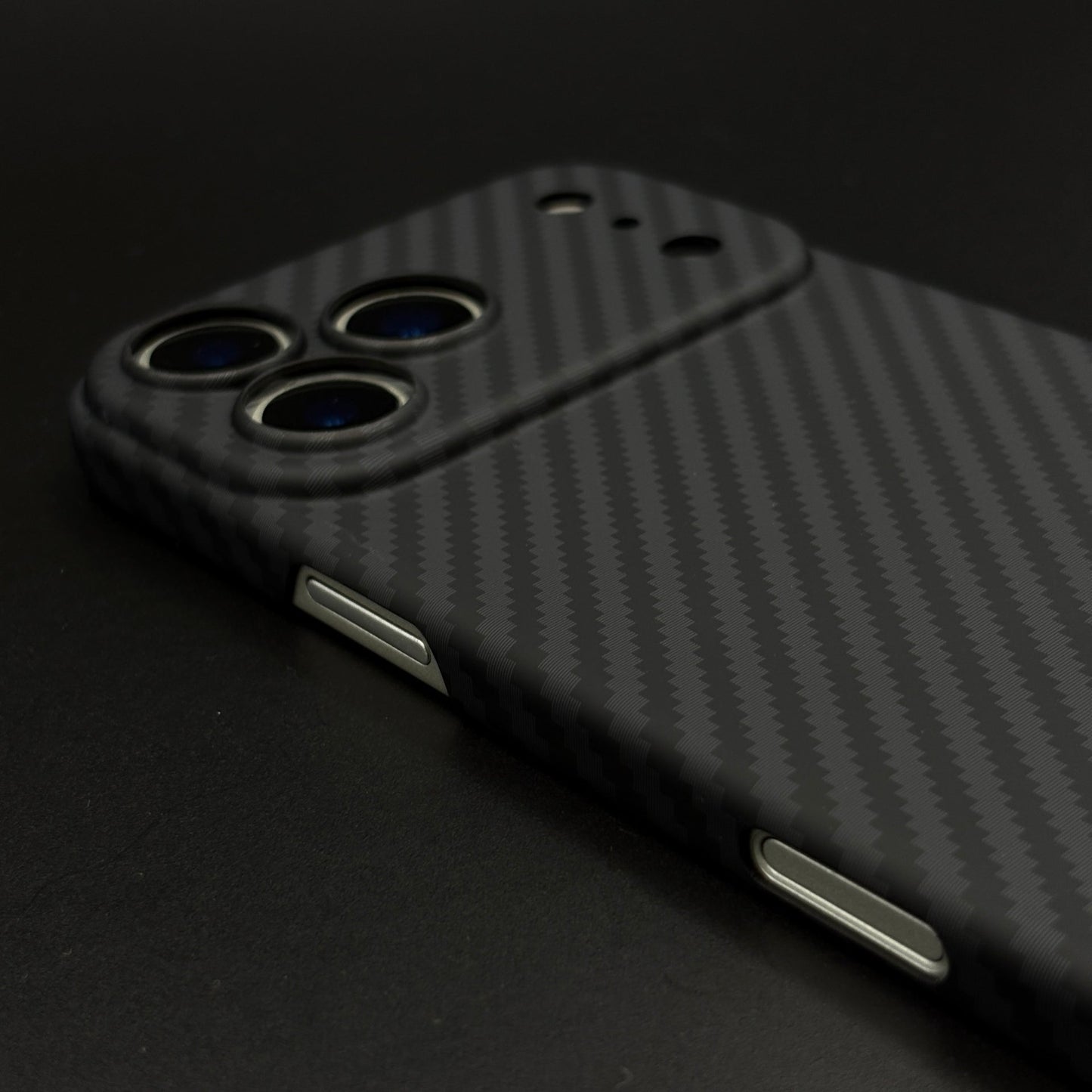Ultra Slim Carbon Fibre MagSafe Phone Case Cover for iPhone 17 Series | Lens Protector Edition
