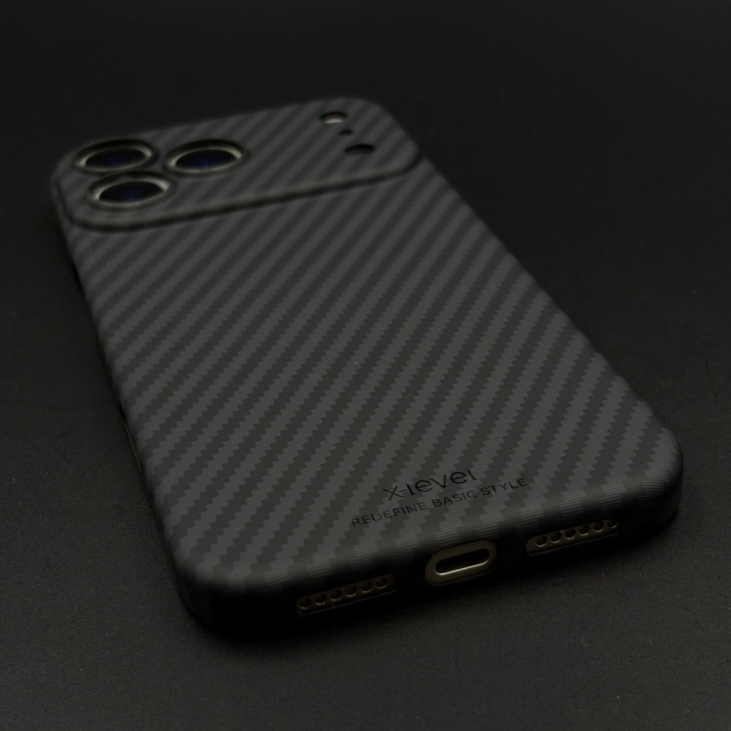 Ultra Slim Carbon Fibre MagSafe Phone Case Cover for iPhone 17 Series | Lens Protector Edition