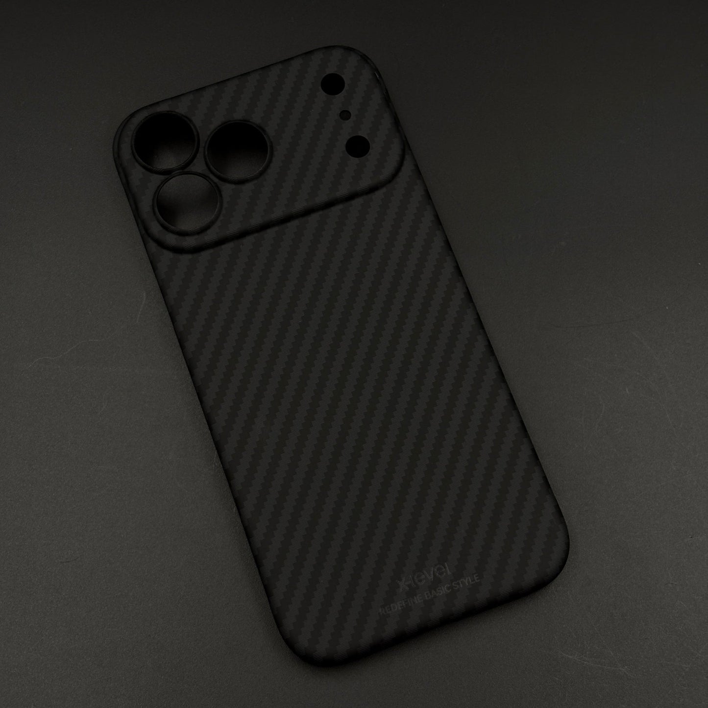 Ultra Slim Carbon Fibre MagSafe Phone Case Cover for iPhone 17 Series | Lens Protector Edition