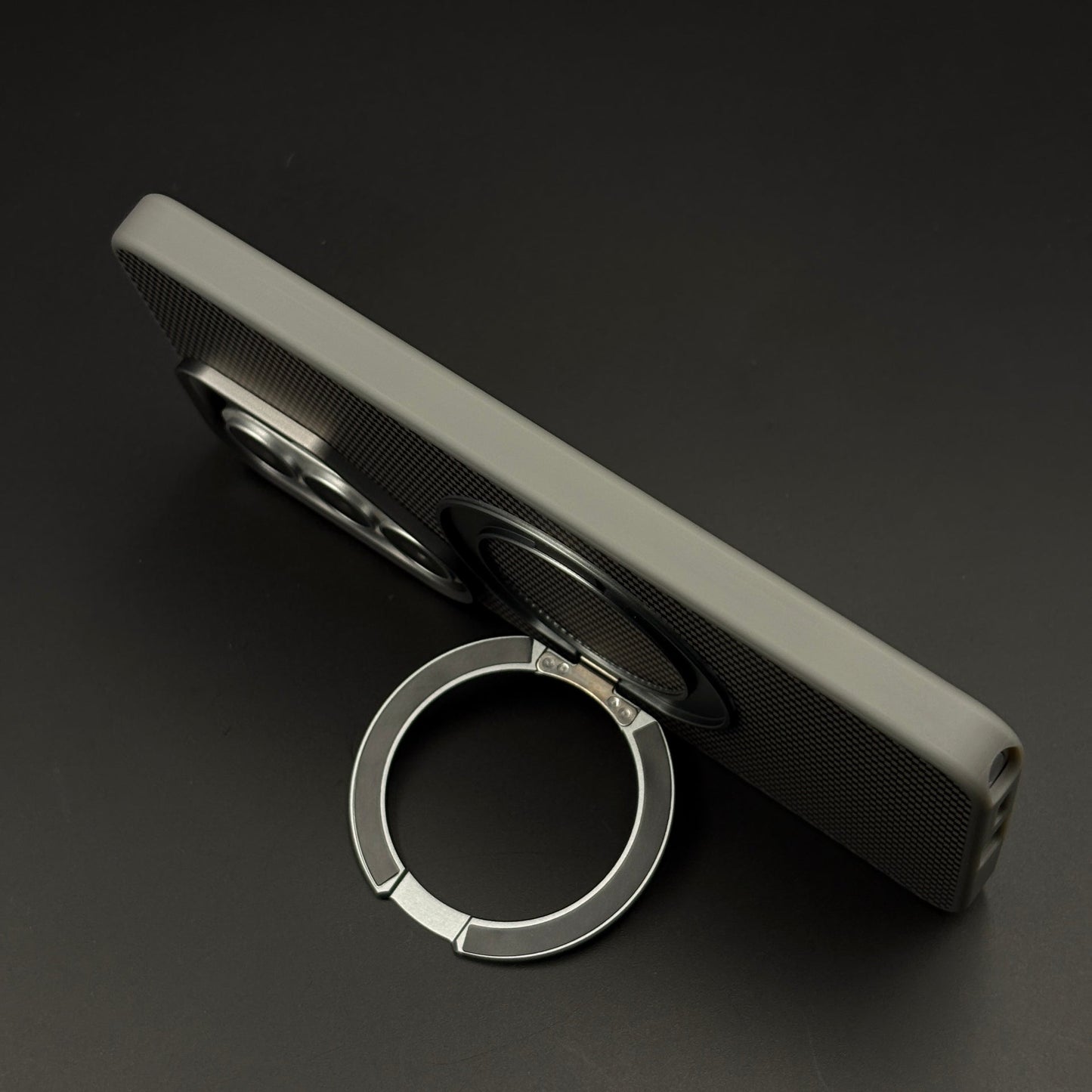 Carbon Fibre Metal Rotating Stand MagSafe Case for Samsung Galaxy S26 Ultra