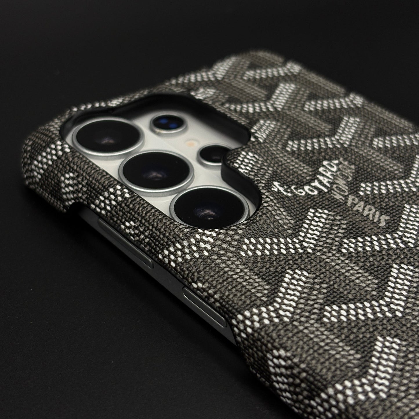 EGY Monogram Pattern Fabric Texture Mobile Case Cover for Samsung Galaxy S26 Ultra