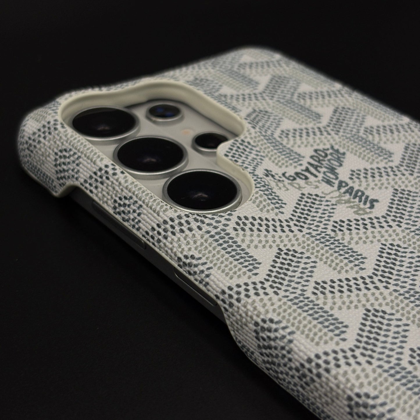EGY Monogram Pattern Fabric Texture Mobile Case Cover for Samsung Galaxy S26 Ultra