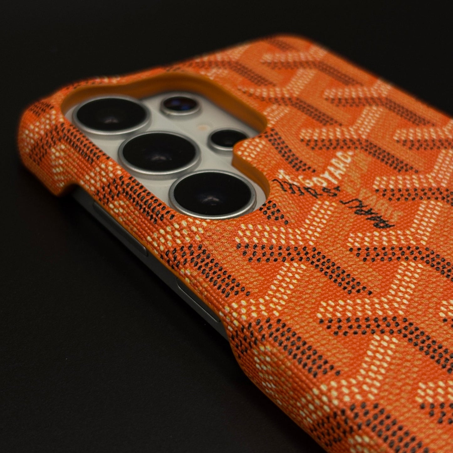 EGY Monogram Pattern Fabric Texture Mobile Case Cover for Samsung Galaxy S26 Ultra