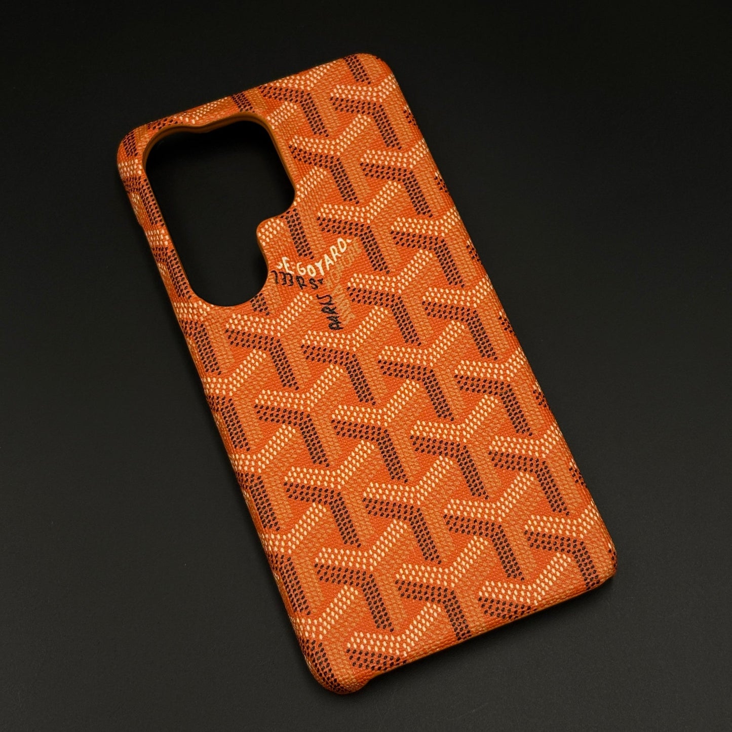 EGY Monogram Pattern Fabric Texture Mobile Case Cover for Samsung Galaxy S26 Ultra