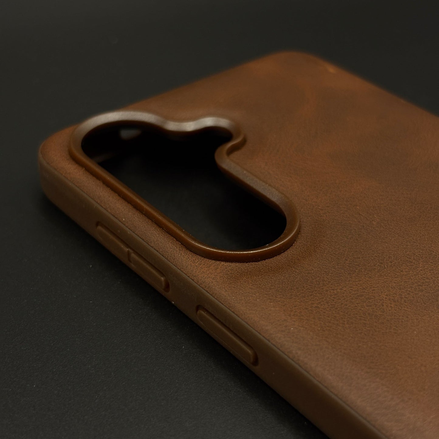 Diagonal Stitch Leather Microfiber Inner Mobile Case Cover for Samsung Galaxy S26
