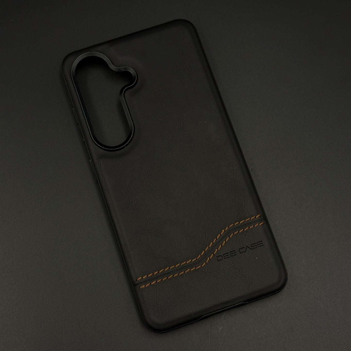 Diagonal Stitch Leather Microfiber Inner Mobile Case Cover for Samsung Galaxy S26