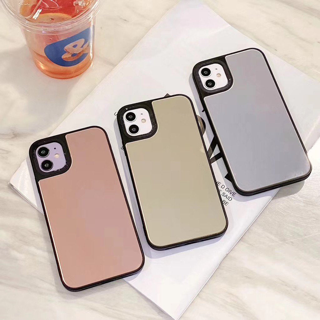 Premium iPhone Reflective Mobile Case Cover - Mirror