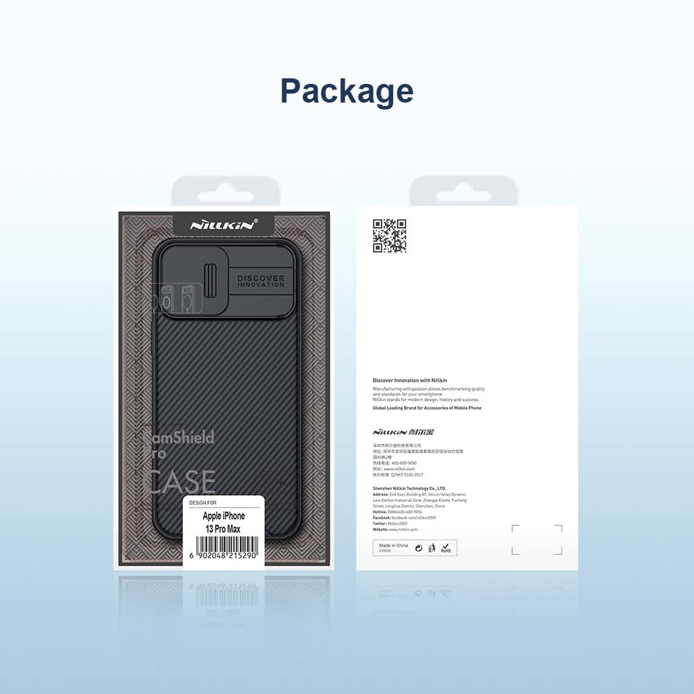 Nillkin Camshield Pro Shockproof Case For iPhone 13 Black Clearance Sale