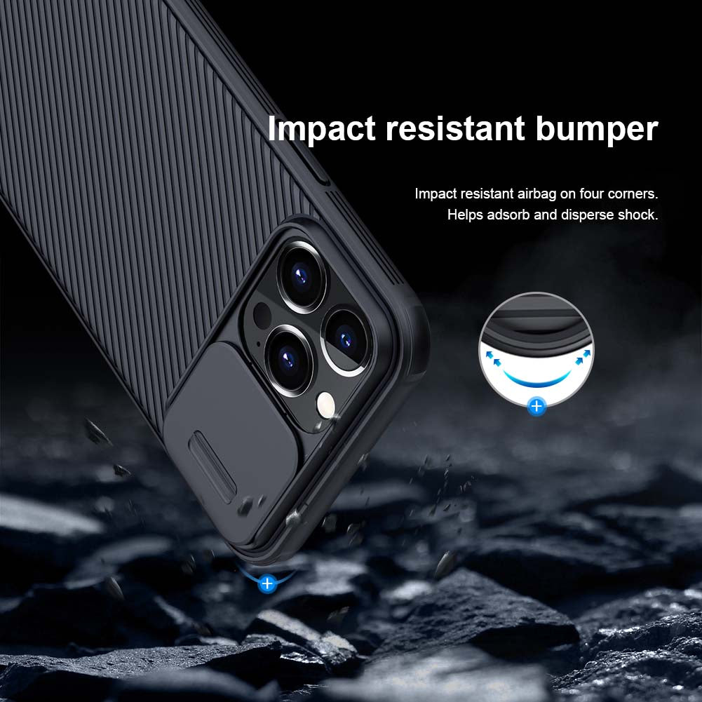 Nillkin Camshield Pro Shockproof Case For iPhone 13 Black Clearance Sale
