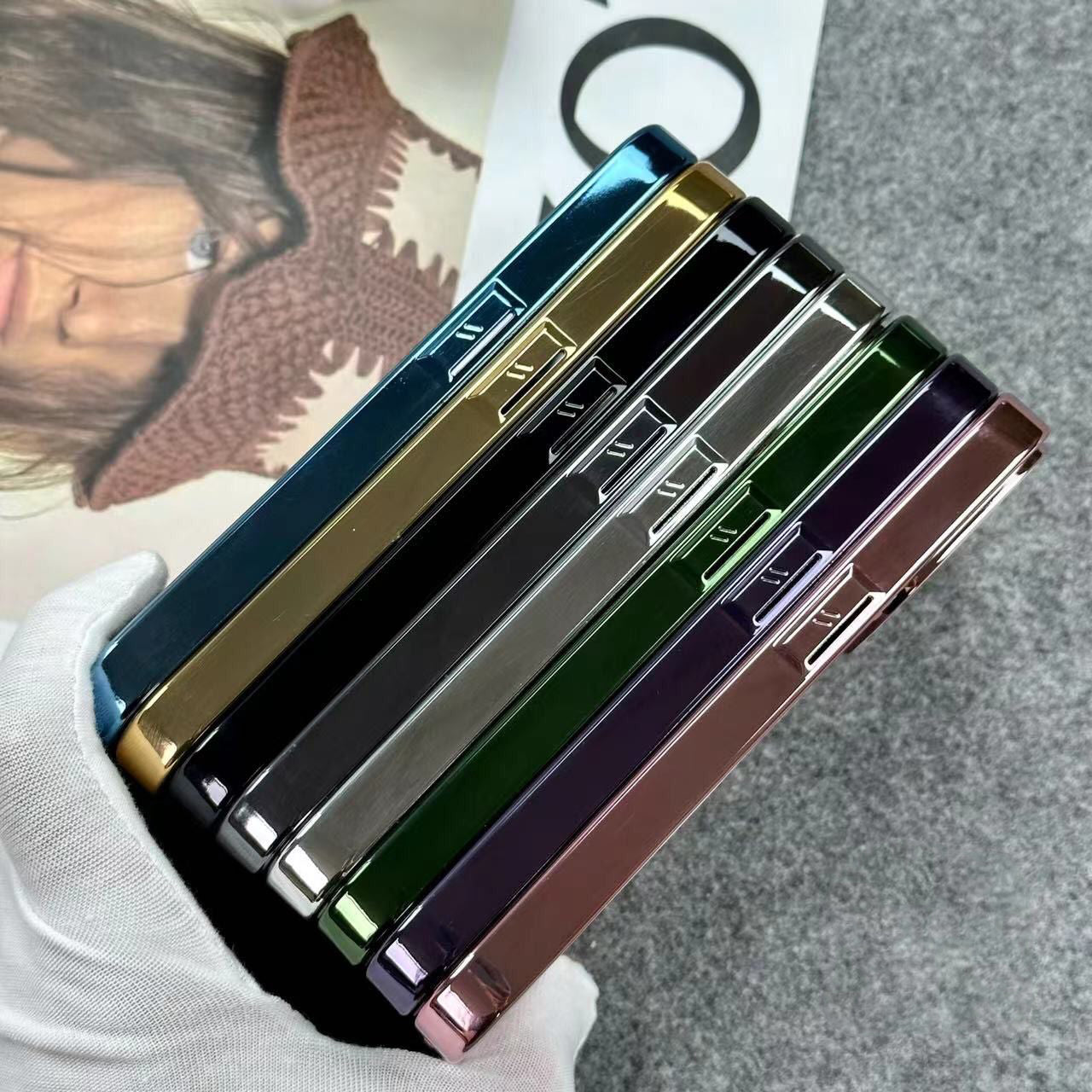 iPhone Matte Series Logo Cut Chrome Case Cover Clearance Sale
