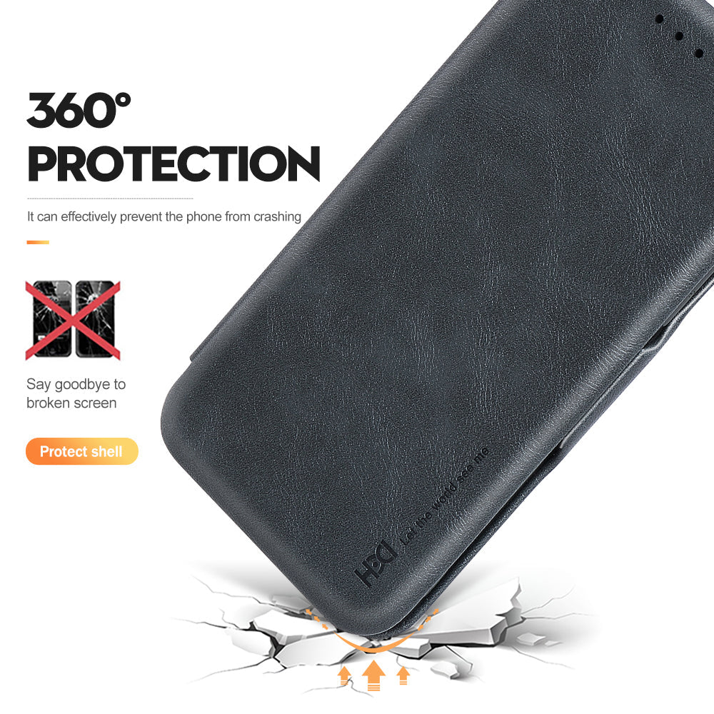 Shell Style Leather Samsung Note-Series Flip Case Cover Card Holder