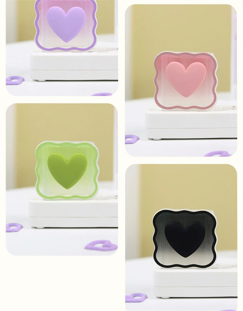 iPhone Cable Protector and Adapter Charging Case Love Heart Transparent