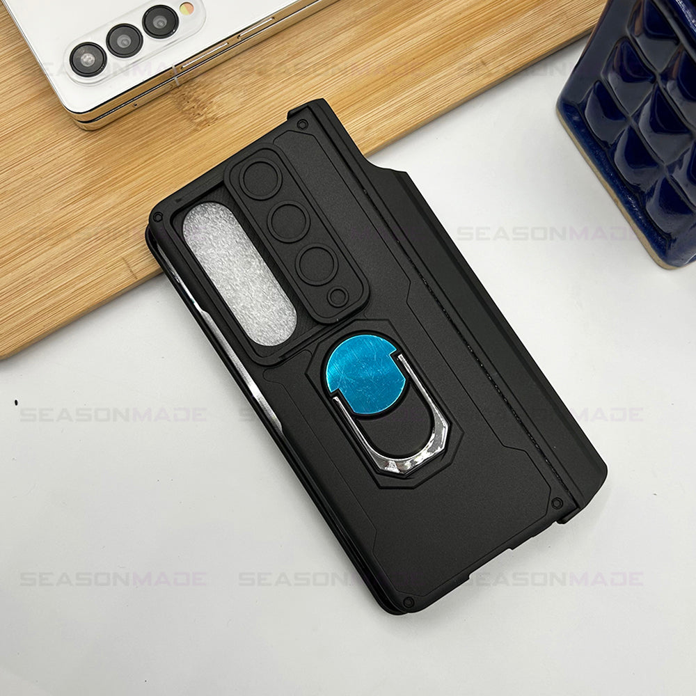 Samsung Galaxy Z Fold 4 With Pen Holder Magnetic Hinge Case Cover Clearance Sale