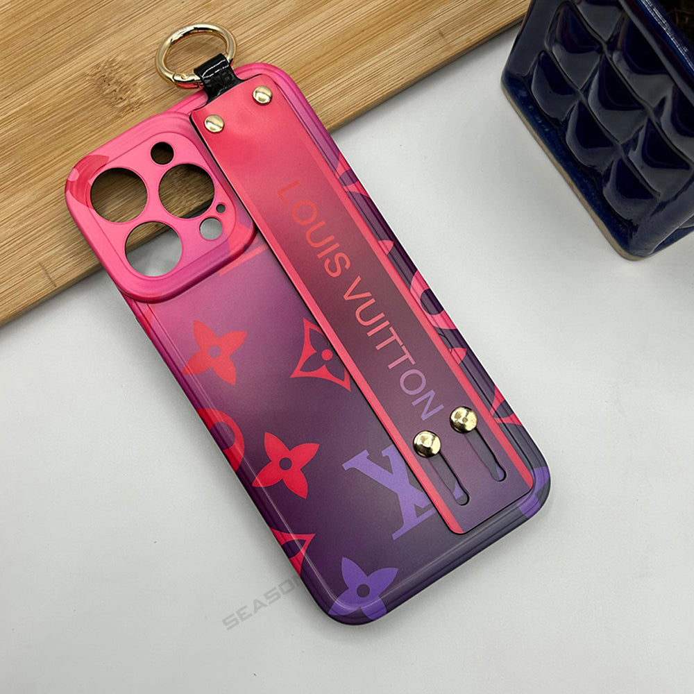 iPhone Luxury Brand Strap Holder Case Cover Dual Shade Multicolor Clearance Sale