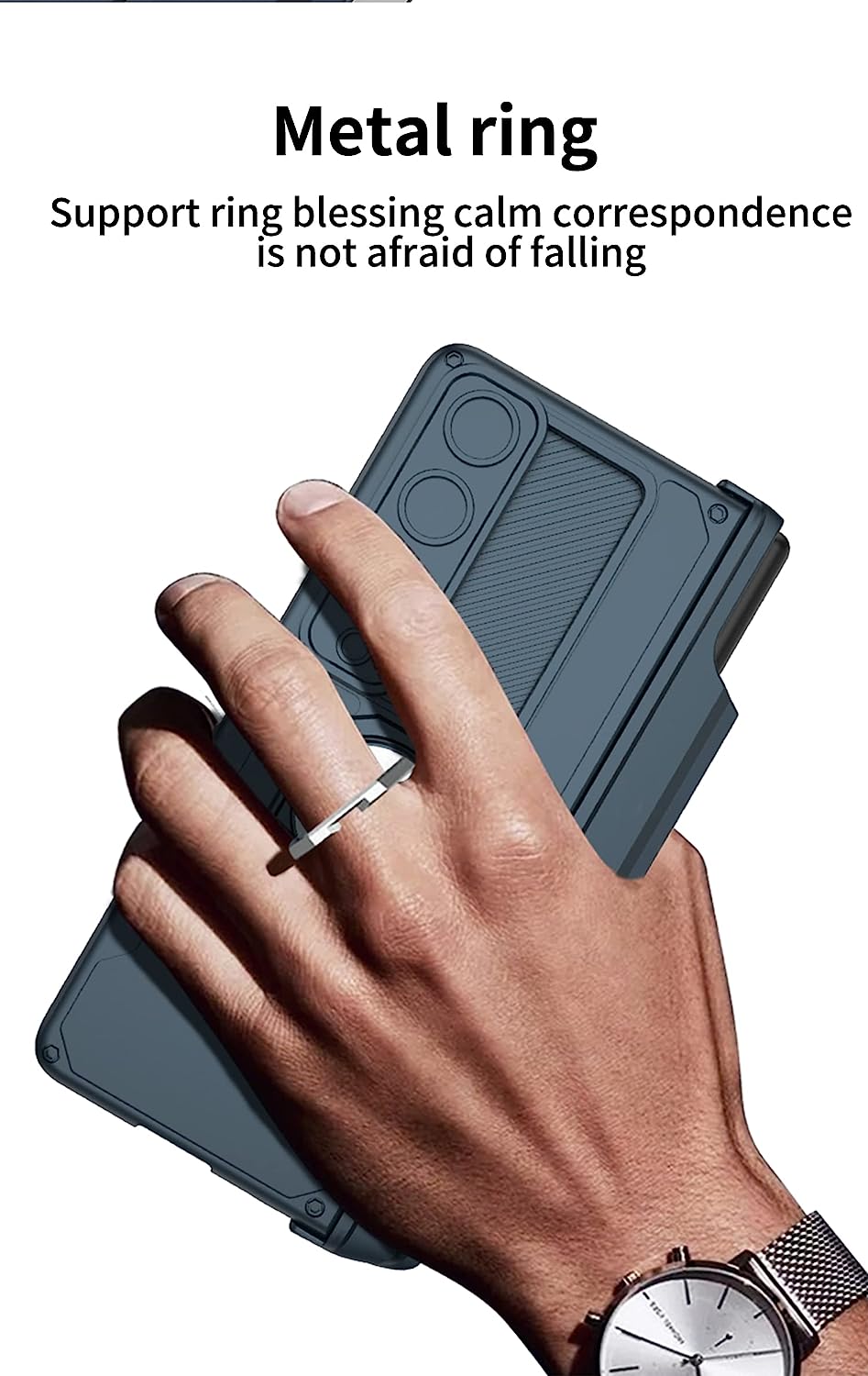 Samsung Galaxy Z Fold 4 With Pen Holder Magnetic Hinge Case Cover Clearance Sale