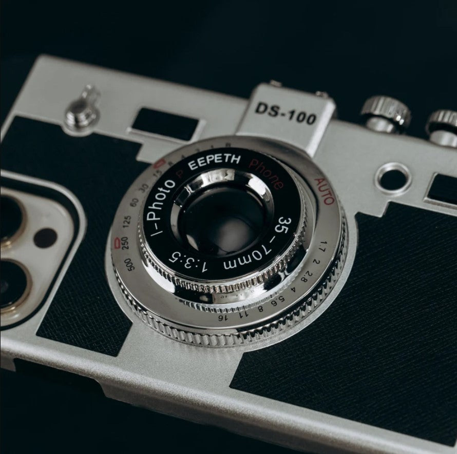 3D Vintage Camera Case for iPhone 15 Series | Retro Designer | Detachable Sling