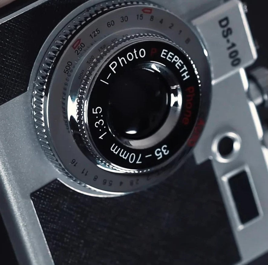 3D Vintage Camera Case for iPhone 15 Series | Retro Designer | Detachable Sling